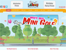 Tablet Screenshot of laheyfunpark.com